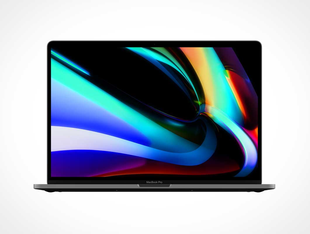 MacBook Pro 16 Inch Laptop PSD Mockup