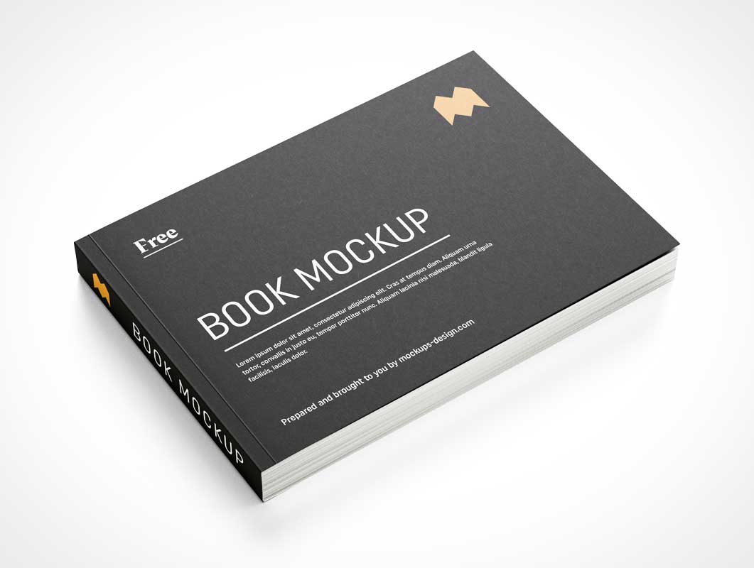 Softcover Book Guide PSD Mockup