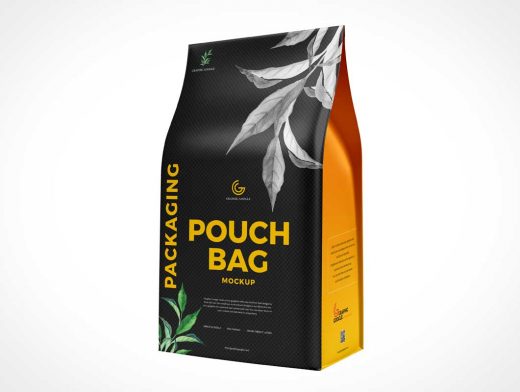 Foil Pouch Packaging PSD Mockup