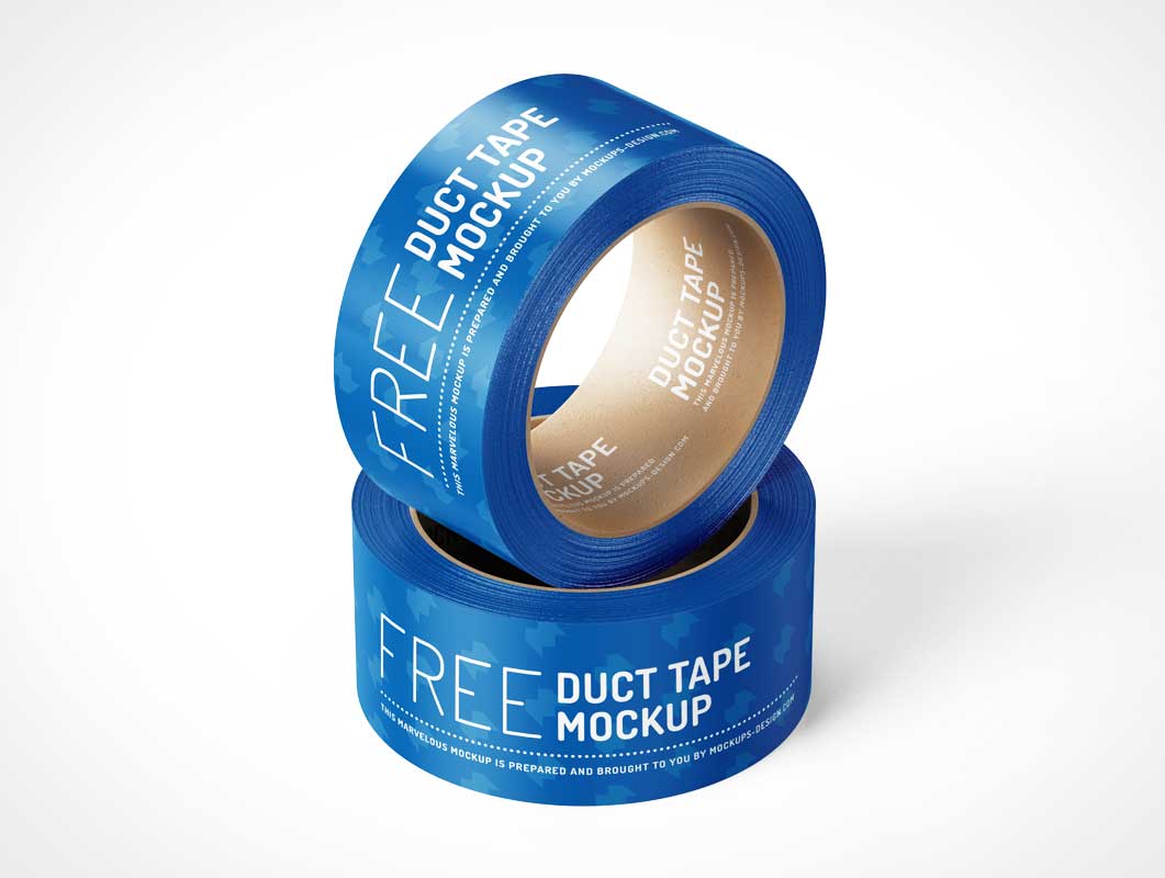 Duct Tape Rolls PSD Mockup
