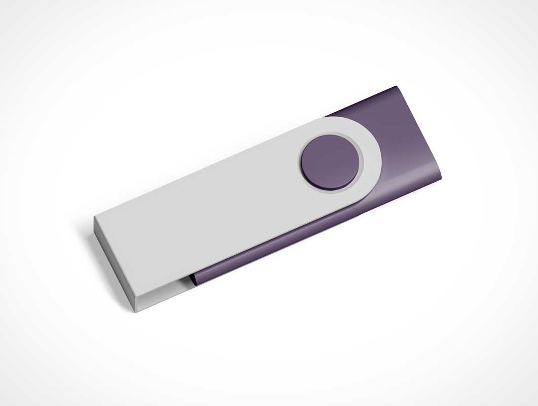 USB Flash Thumb Drive PSD Mockup