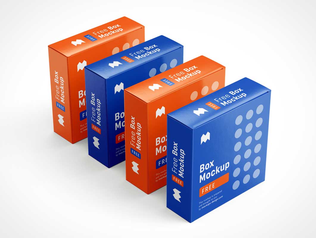 Box Packaging PSD Mockup