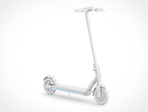 Electric Scooter PSD Mockup