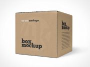 Mailer Shipping Box PSD Mockup