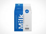 Milk Carton Tetra Pak Packaging PSD Mockup
