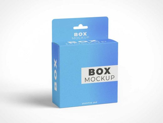 Hang Tab Box PSD Mockup