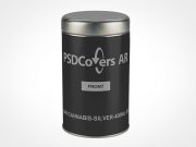 Tin Canister Jar PSD Mockup