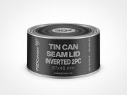 Tuna Tin Can Packaging PSD Mockup