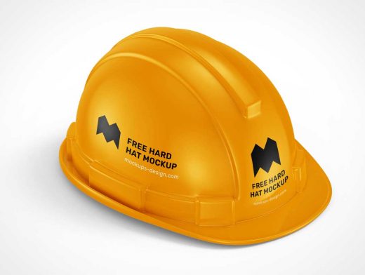 Construction Safety Helmet Hardhat PSD Mockups