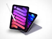 Free iPad Mini & Stylus PSD Mockups