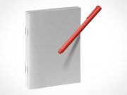 Notebook & Pen PSD Mockups
