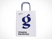 Shopping Bag & Paper String Handles PSD Mockups
