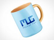 Ceramic Mug Free Floating PSD Mockups