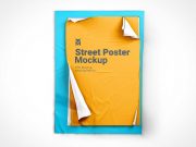 Outdoor Street Event Poster PSD Mockups