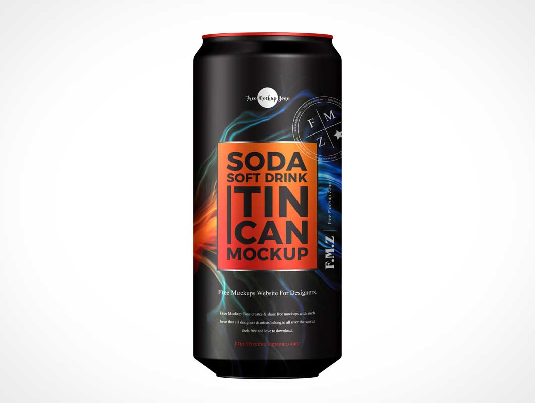 Soda Soft Drink Can PSD Mockups