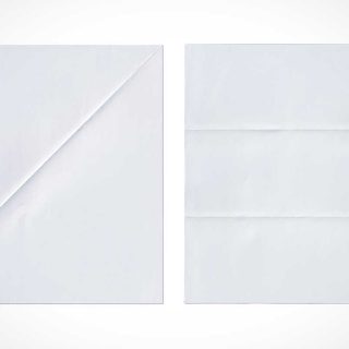 Folded Paper Flyers PSD Mockups