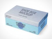 Shoebox Packaging PSD Mockups