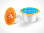Coffee Capsule Cup Packaging PSD Mockups