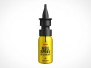 Nasal Spray Bottle PSD Mockups