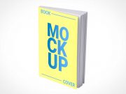 Standing Paperback Softcover Book PSD Mockups