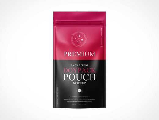 Doypack Pouch Packaging PSD Mockups