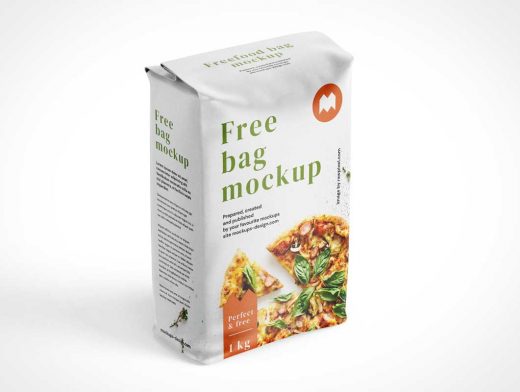 Free Flour Bag PSD Mockups