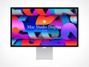Mac Studio Display Screen PSD Mockups