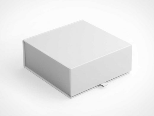 Square Magnetic Packaging Box PSD Mockups