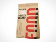 Free Kraft Paper Food Bag PSD Mockups