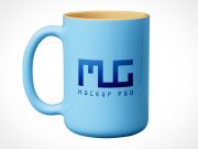 Hot Coffee Ceramic Mug PSD Mockups