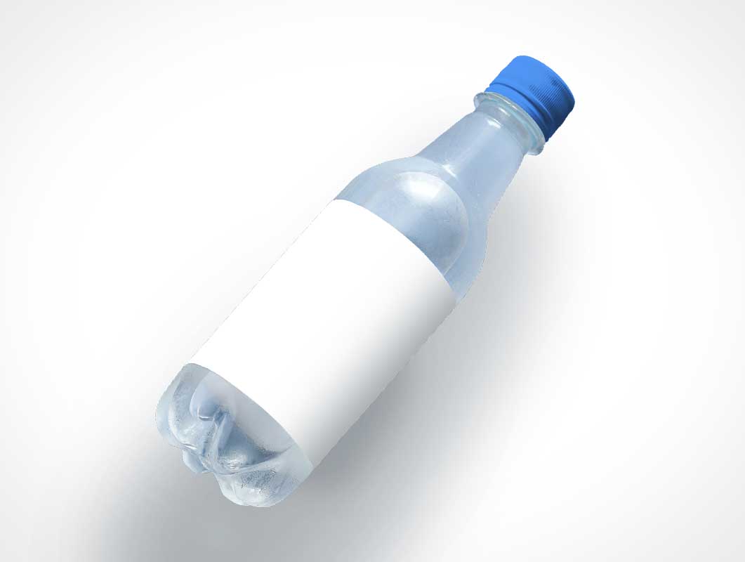 Plastic Water Bottle PSD Mockups