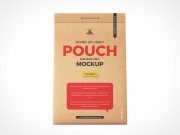 Craft Pouch Packaging PSD Mockups