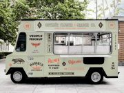 Free Vintage Food Truck Mockup