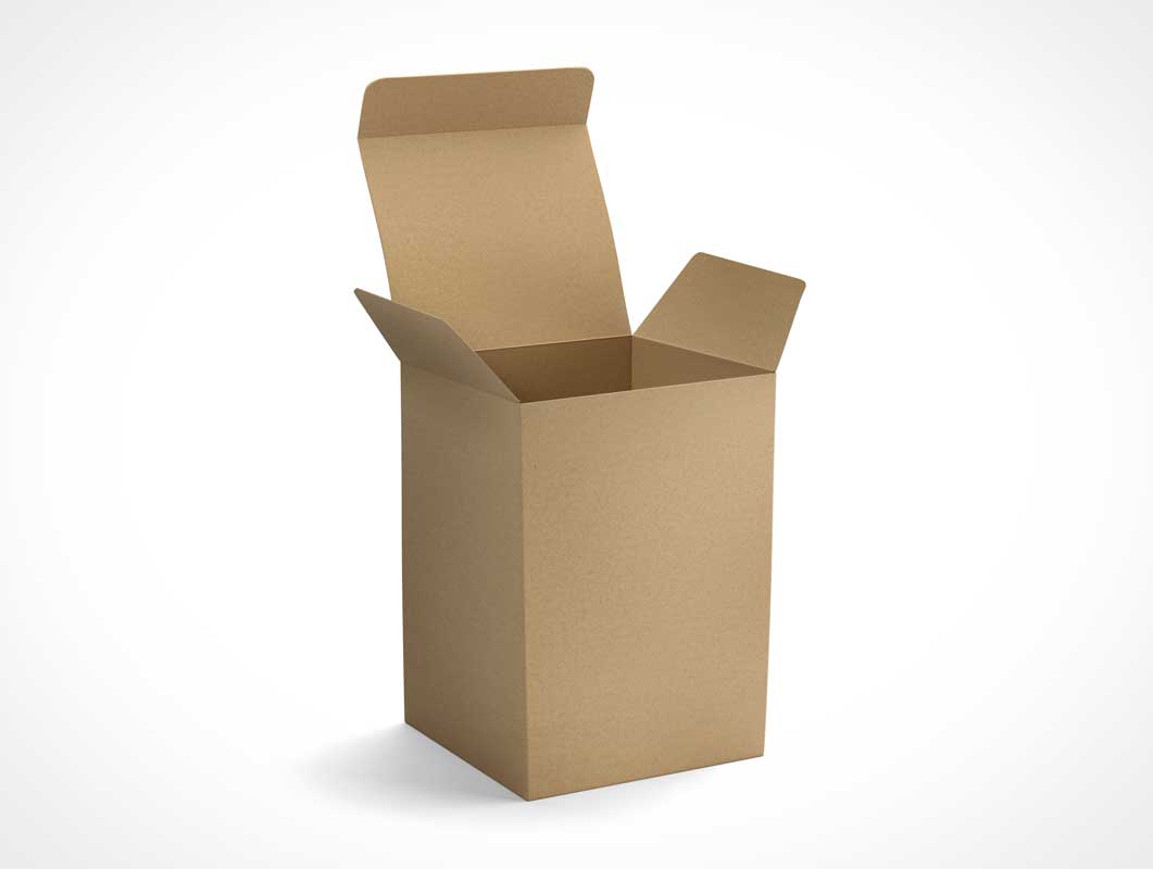 Kraft Packaging Box Mockup