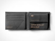 Men's Leather Wallet Mockup