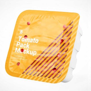 Tomato Store Packaging Mockup