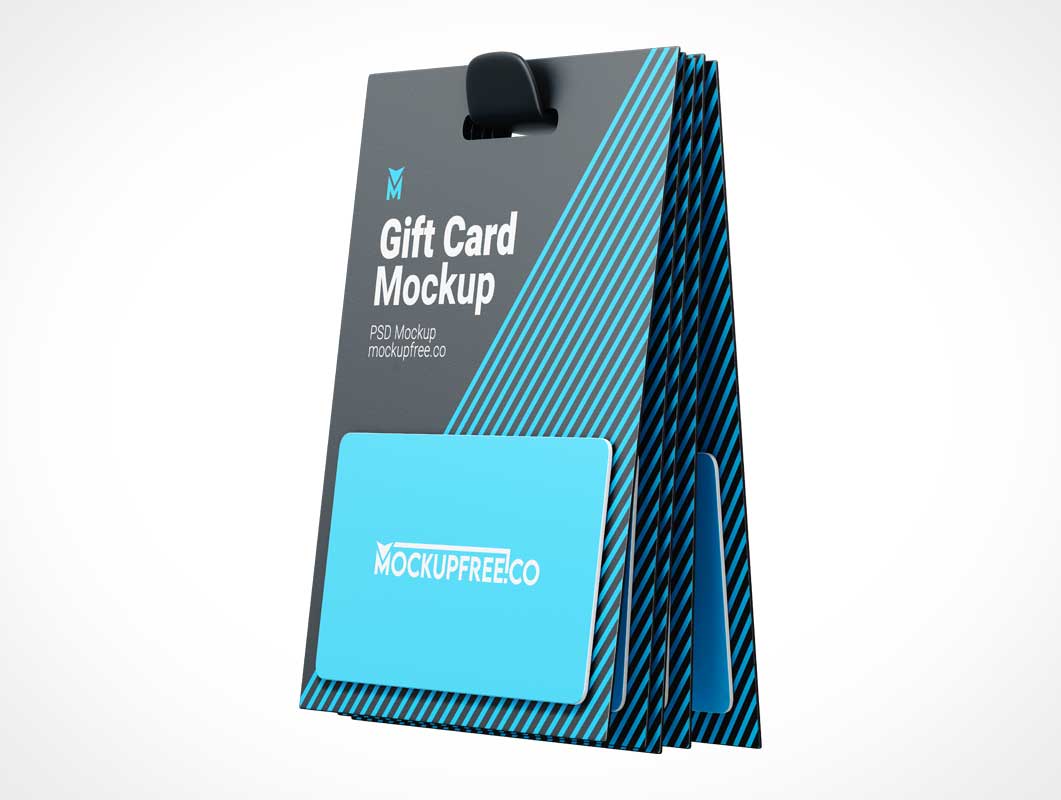Download Free Gift Card Mockup