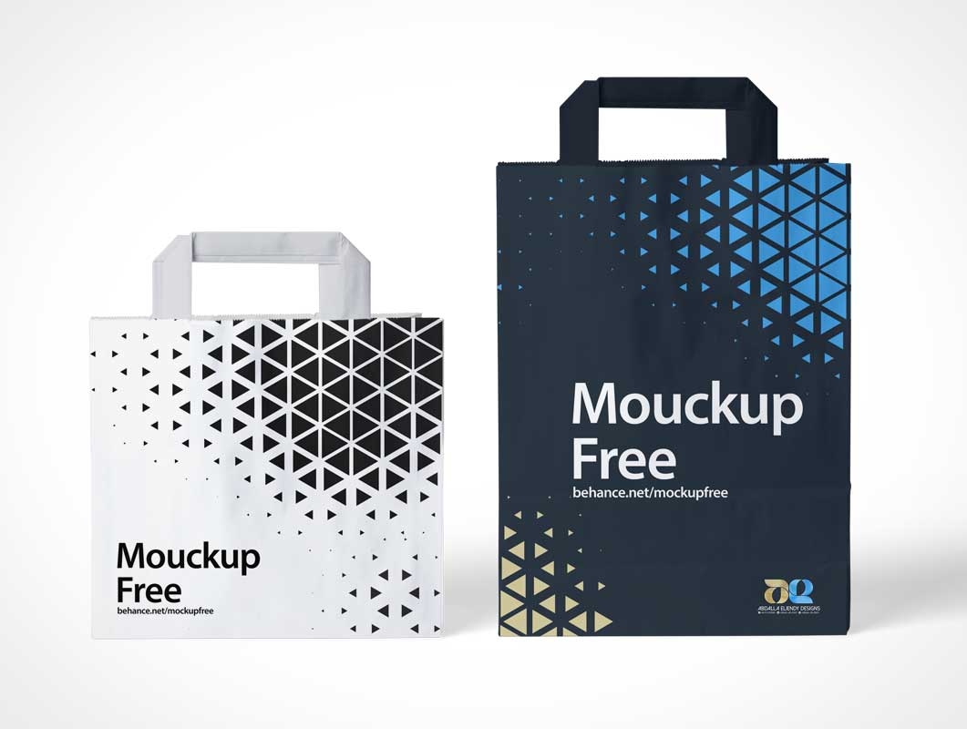 Download Free Paper Bags Mockup
