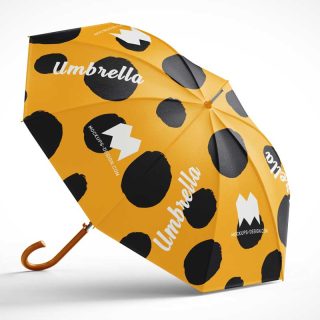 Fabric Umbrella Mockup