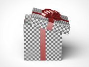 Square Gift Box Mockup 2