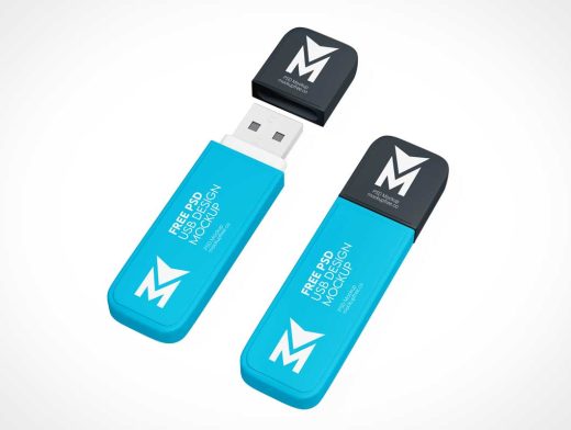 Portable USB Drive Mockup